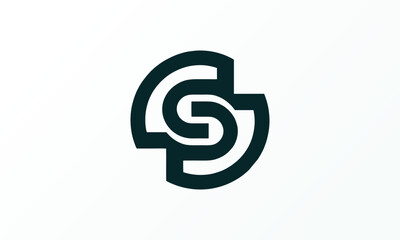 Absctract Geometric Vector Logo Design