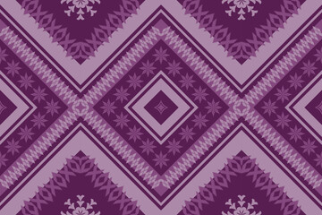Geometric ethnic traditional art pattern.ikat embroidery style.Design for background,wallpaper,clothing,wrapping,fabric,element.
