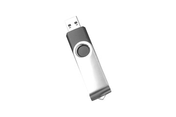 Blank Pen drive Mock up Design with transparent Background 