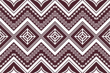 Geometric ethnic traditional art pattern.ikat embroidery style.Design for background,wallpaper,clothing,wrapping,fabric,element.