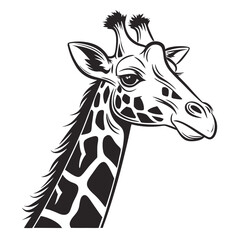 Naklejka premium giraffe vector illustration