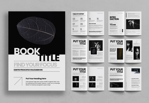 Book Layout Design Template