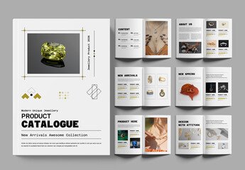Jewellry Catalog Portfolio Layout