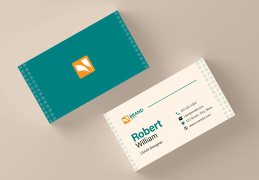 Minimal Business Card Design Layout