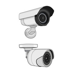 CCTV Vectoer Image And Illustration