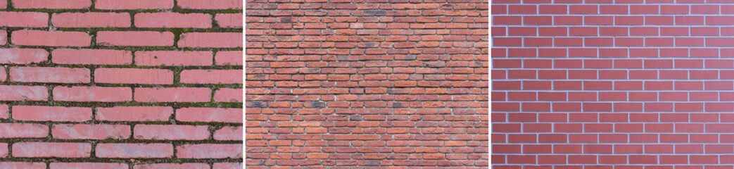 Fototapeta premium Brick Wall Stone Tiles Overlay Texture Pack Bundle Effect Surface