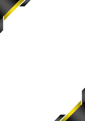 Black and Gold Document Frame