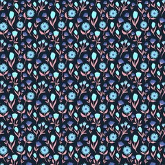 Wildflower Seamless Pattern – Hand Drawn Floral
