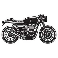 Naklejka premium Racing Bike Silhouette for Sublimation and Apparel Design
