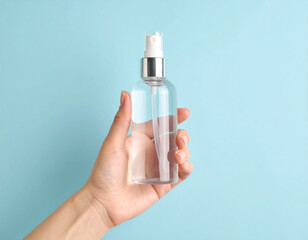 Clear Spray Bottle Product Packaging and Design
