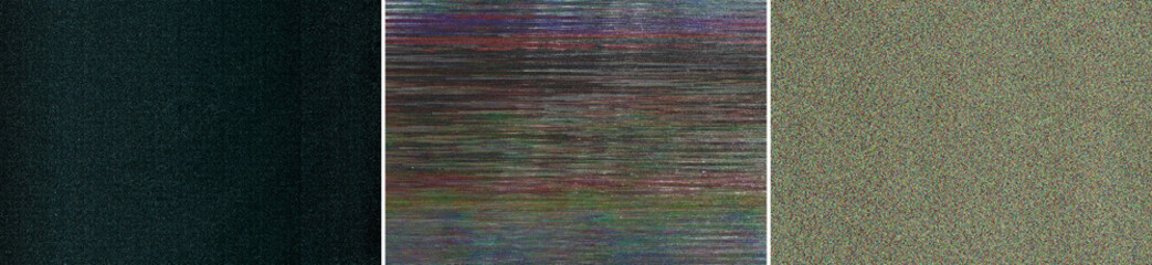Glitch Screen VHS TV Display Overlay Texture Pack Bundle Effect Surface Noise Grunge Grain