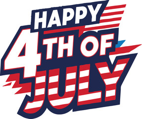 A vibrant and patriotic graphic design celebrating Independence Day. 
