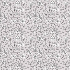 Wildflower Seamless Pattern – Hand Drawn Floral