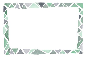 Triangle shape frame 