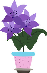 Abstract Floral Art Vector