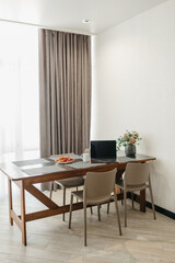 Modern Cozy Living Room Interior with Natural Light