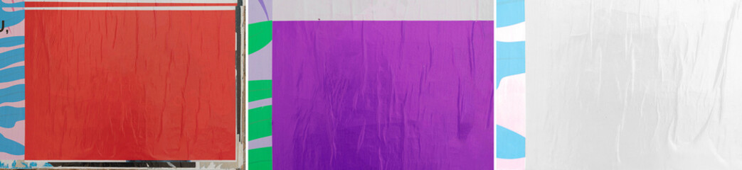Urban Poster Paper Glued Street Overlay Texture Pack Bundle Effect Surface Grain Noise