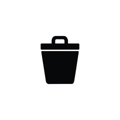 Trash Can Solid Icon Delete Symbol