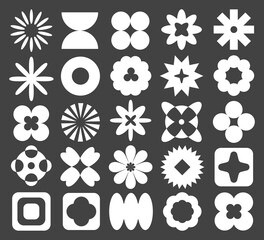 Collection of Geometric and Floral Shape Designs
