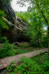 Hiking in Southern Illinois, Waterfalls and bluffs