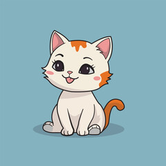 Cute White Kitten