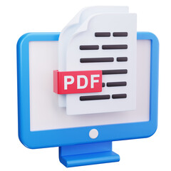PDF Document On Screen