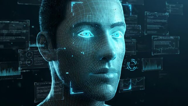 Face recognition technology with overlaid data visualizations (1)