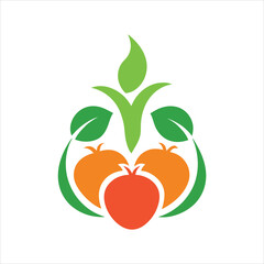 Organic Vegetable Market Logo Design