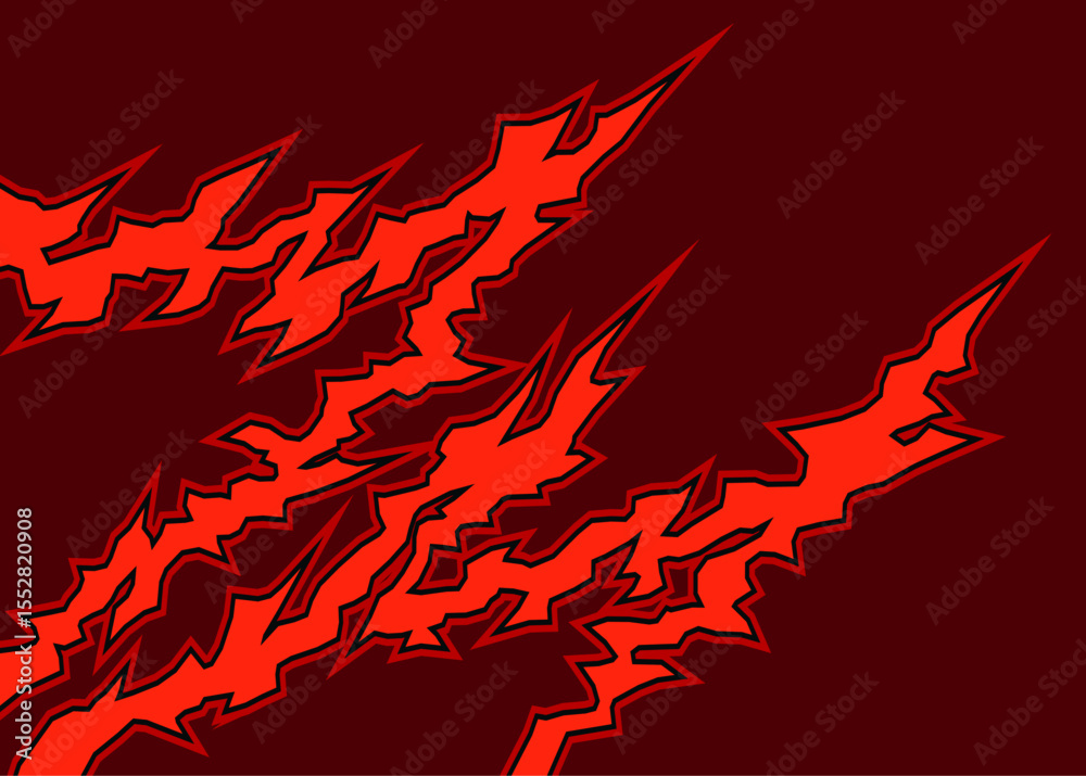 Wall mural abstract background with geometric tribal pattern and with some copy space area