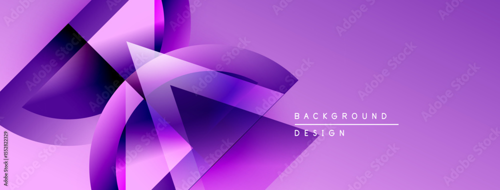 Poster abstract purple design features flowing shapes, gradients. modern background ideal for digital proje