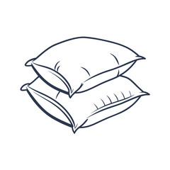 Pillow icon vector, Adobe Illustrator Artwork