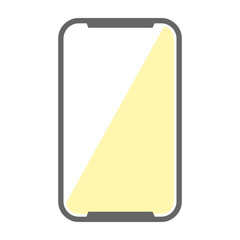Simple Modern Smartphone Icon with Screen