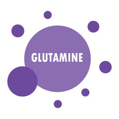 Glutamine amino acid molecule