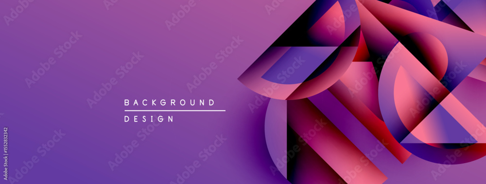 Poster abstract purple design features flowing shapes, gradients. modern background ideal for digital proje