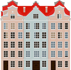 북유럽 건물 빌딩 일러스트 European Building Illustration