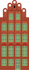 북유럽 건물 빌딩 일러스트 European Building Illustration