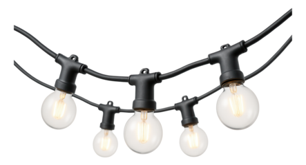 String lights are commonly draped across open balconies to create a warm and inviting atmosphere for evening gatherings.