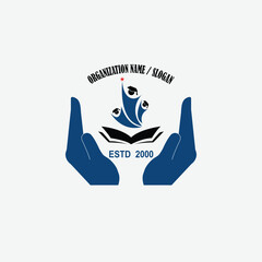 3317 educational logo school college university learning institute book academy organization