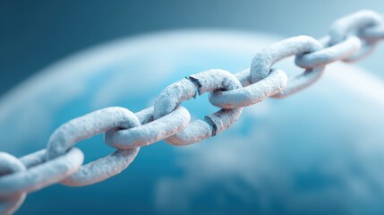 the geopolitical consequences of trade sanctions, showing isolation, retaliation, and global economic fragmentation