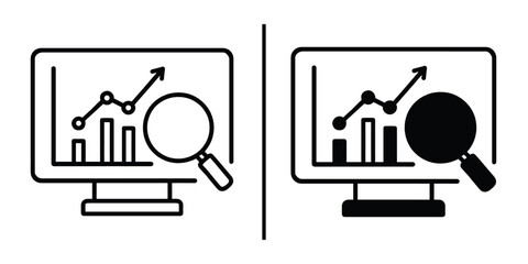 Data Analysis: Analyzing financial data with a magnifying glass, offering insights on market trends, the image embodies a futuristic outlook on understanding metrics.