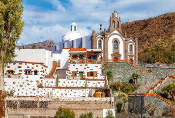 Church Santa Lucia de Tirajana, Island Gran Canaria, Canary Islands, Spain, Europe.