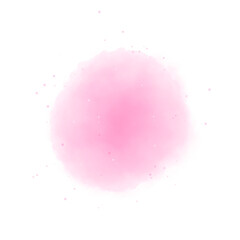 pink soap bubbles watercolor