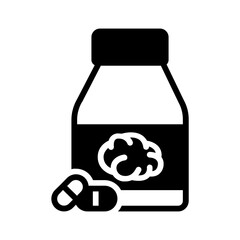 Vector multi color icon for Benzodiazepines