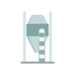 agriculture silo icon vector illustration