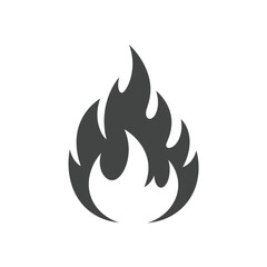 Simple Graphic of a Fire Symbol