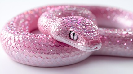 Obraz premium pink snake