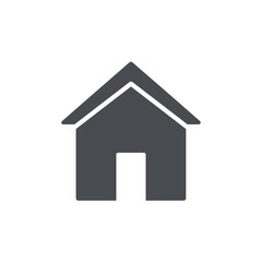 Simple Gray Home Icon