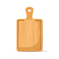 Cartoon Wooden Cutting Board with Handle for Food Preparation