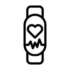 Fitness Tracker Band Icon