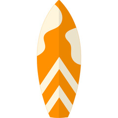 Surfing Board Illustration